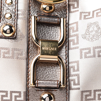 Versace Metallic Calfskin Snap Out Of It Bag Bronze 24 of 28