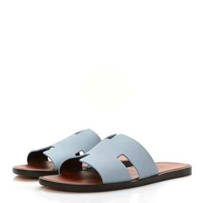 Hermes Epsom Mens Izmir Sandals 44 Vert D'eau Naturel 3 of 8
