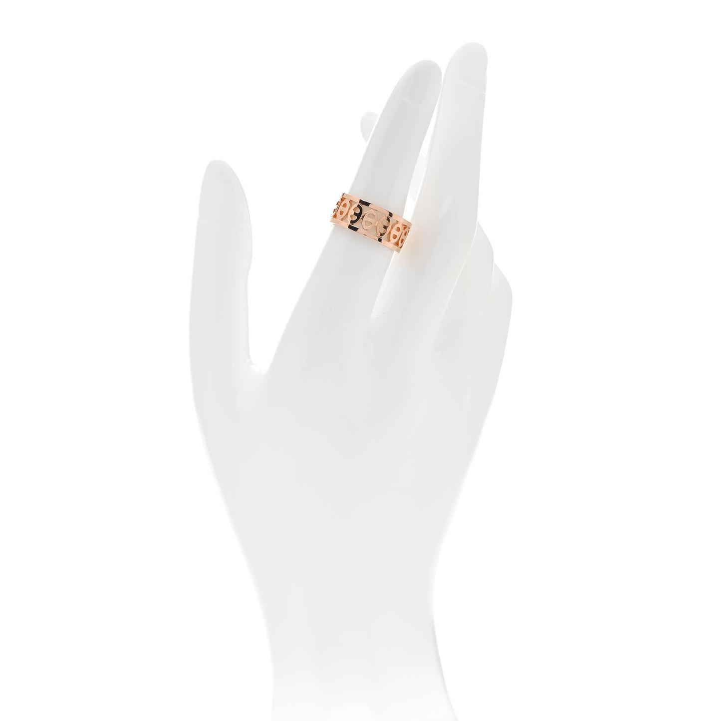 18K Rose Gold PM Chaine d'Ancre Divine Ring 52 6