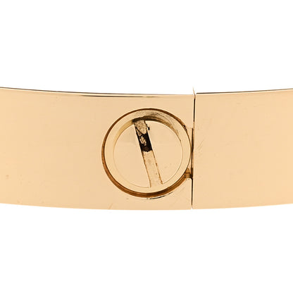 Cartier 18K Yellow Gold 10 Diamond LOVE Bracelet 17 4 of 8