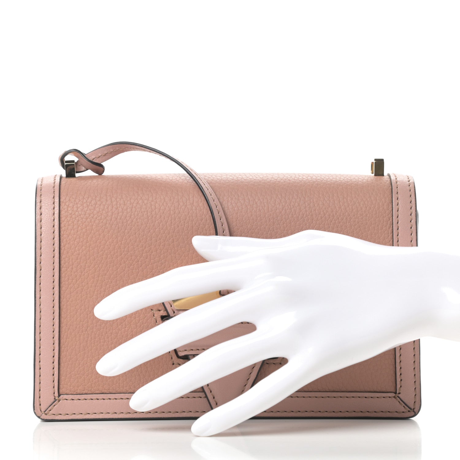 Loewe Calfskin Small Barcelona Shoulder Bag Pink 2 of 10