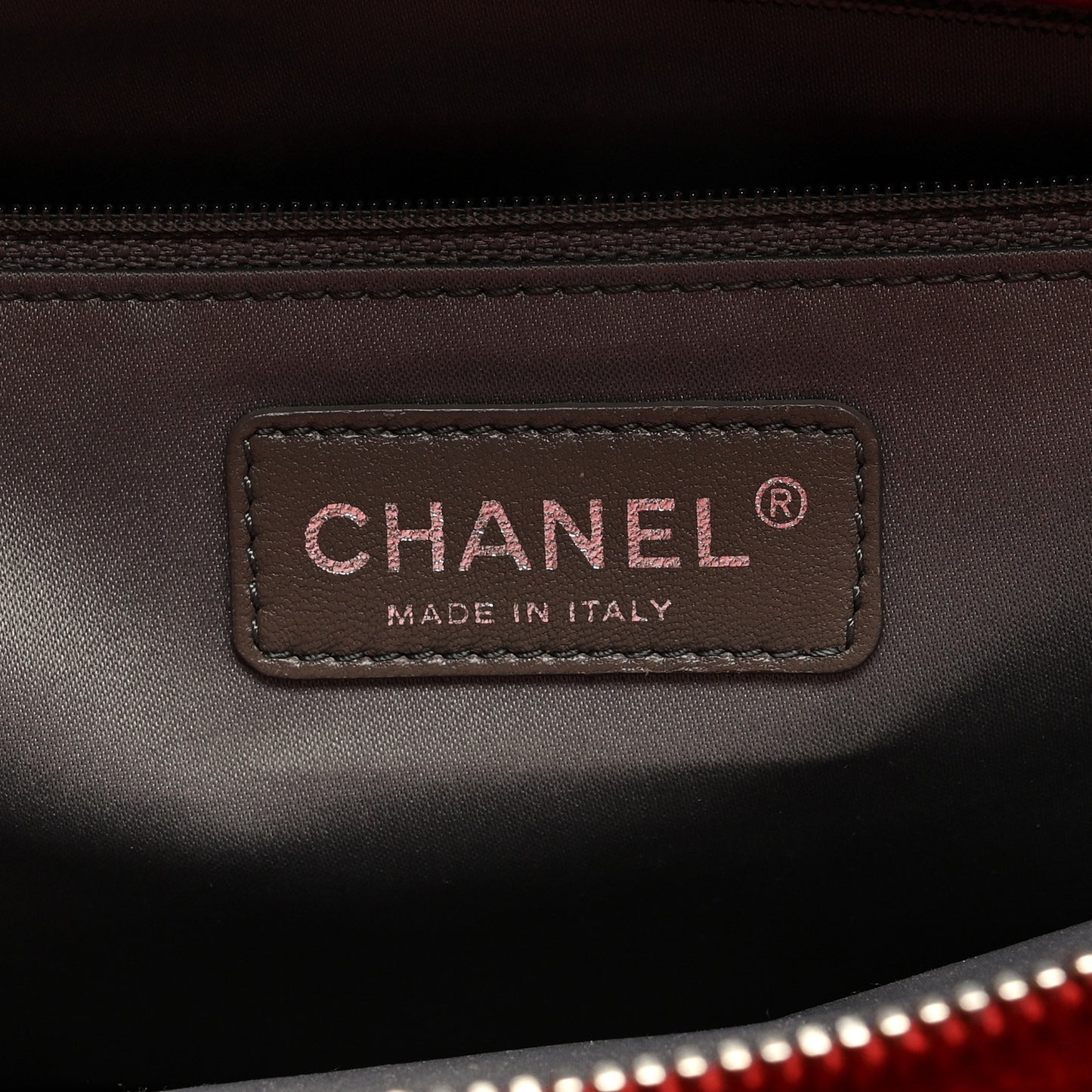 Caviar Quilted Grand Shopping Tote GST Red