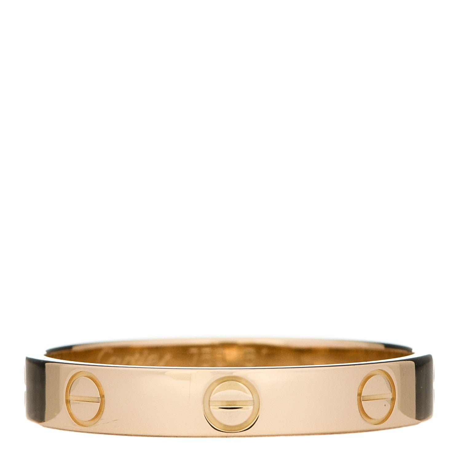 Cartier 18K Yellow Gold 3.5mm LOVE Wedding Band Ring 61 9.5 1 of 4