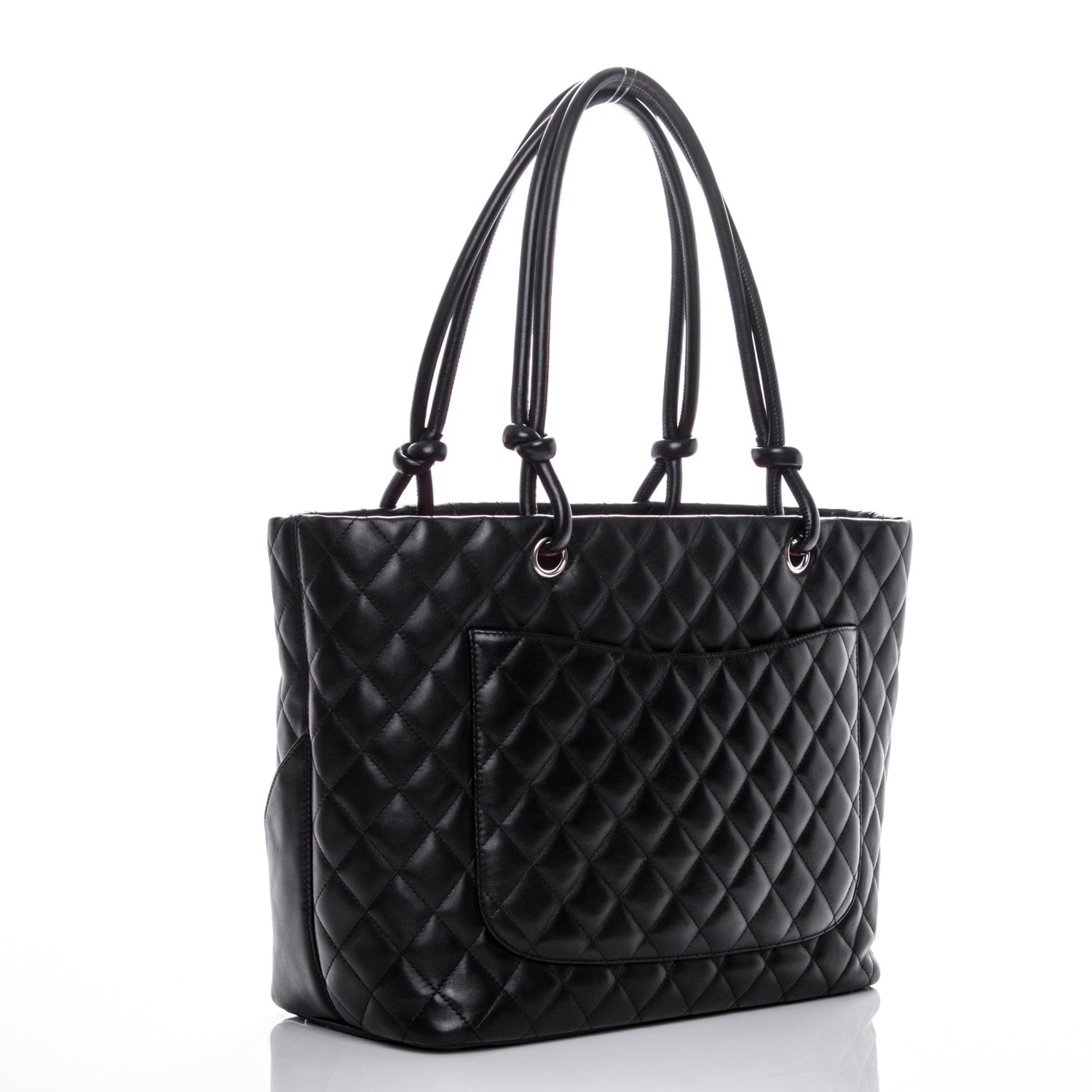 Chanel Calfskin Quilted Large Cambon Tote Black 3 of 7
