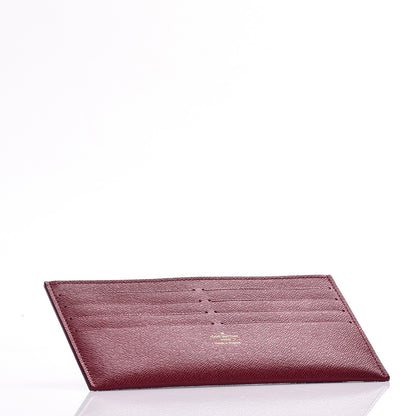Louis Vuitton Calfskin Felicie Card Holder Insert Fuchsia 4 of 6