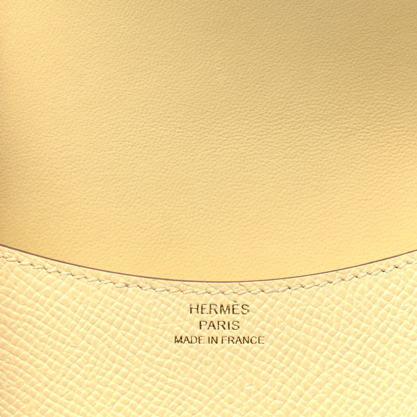 Epsom Constance Slim Wallet Jaune Poussin