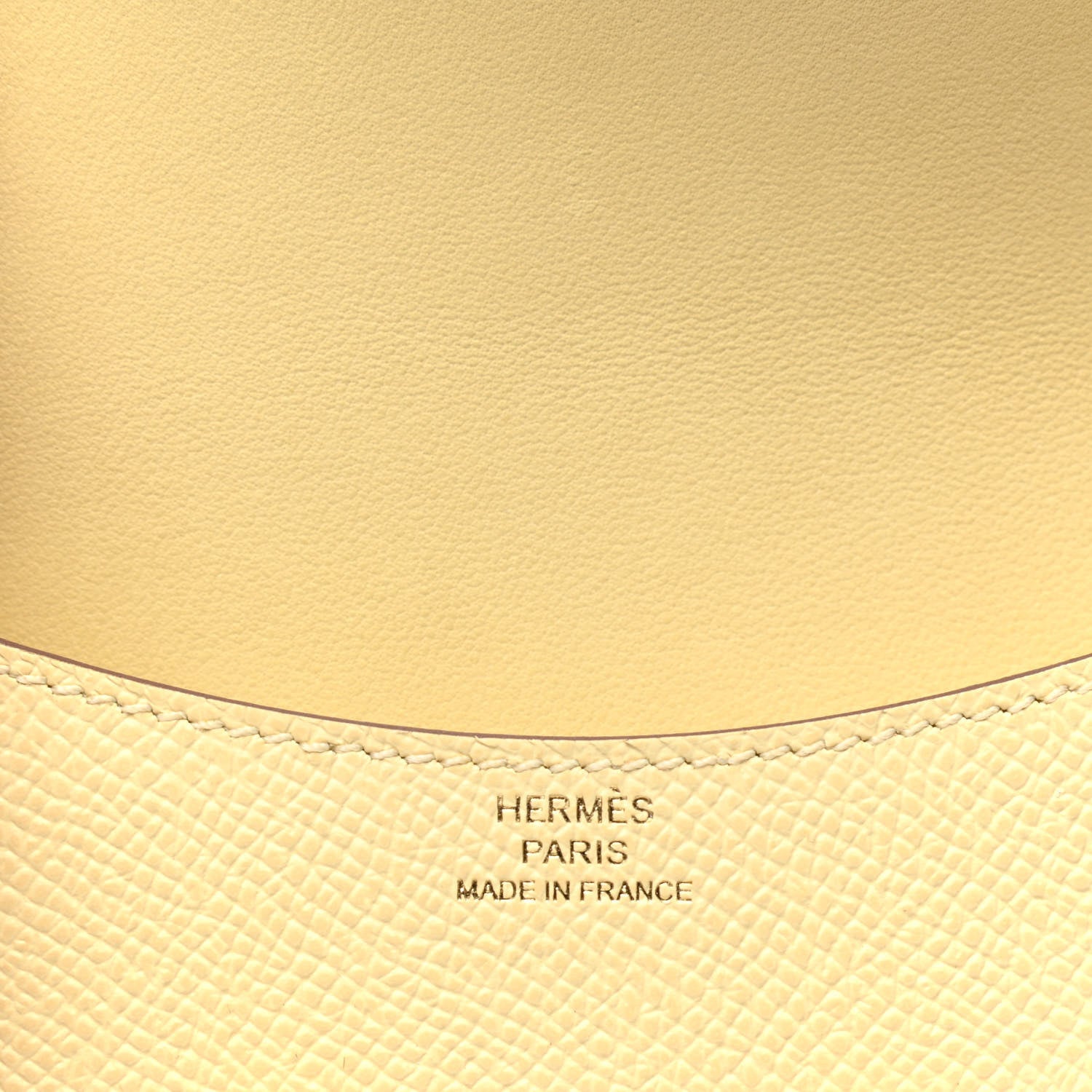 Hermes Epsom Constance Slim Wallet Jaune Poussin 5 of 8