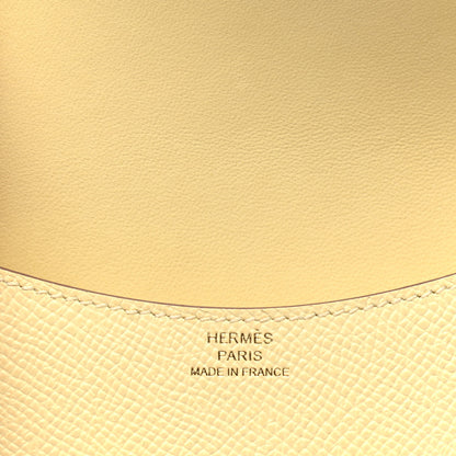 Hermes Epsom Constance Slim Wallet Jaune Poussin 5 of 8