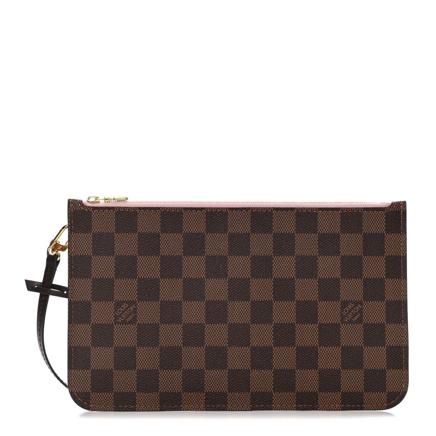 Damier Ebene Neverfull MM GM Pochette Rose Ballerine