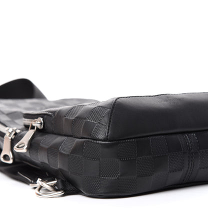 Louis Vuitton Damier Infini Avenue Sling Bag Onyx 4 of 8