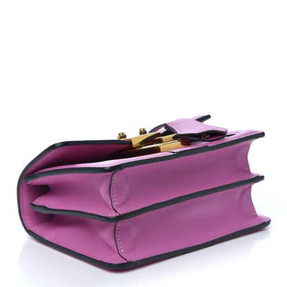 MCM Visetos Mini Tracey Satchel Pink 3 of 8