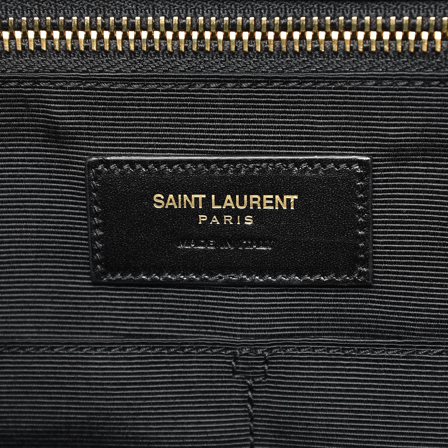 Saint Laurent Toile Classic Monogram Flat Briefcase Black 7 of 8