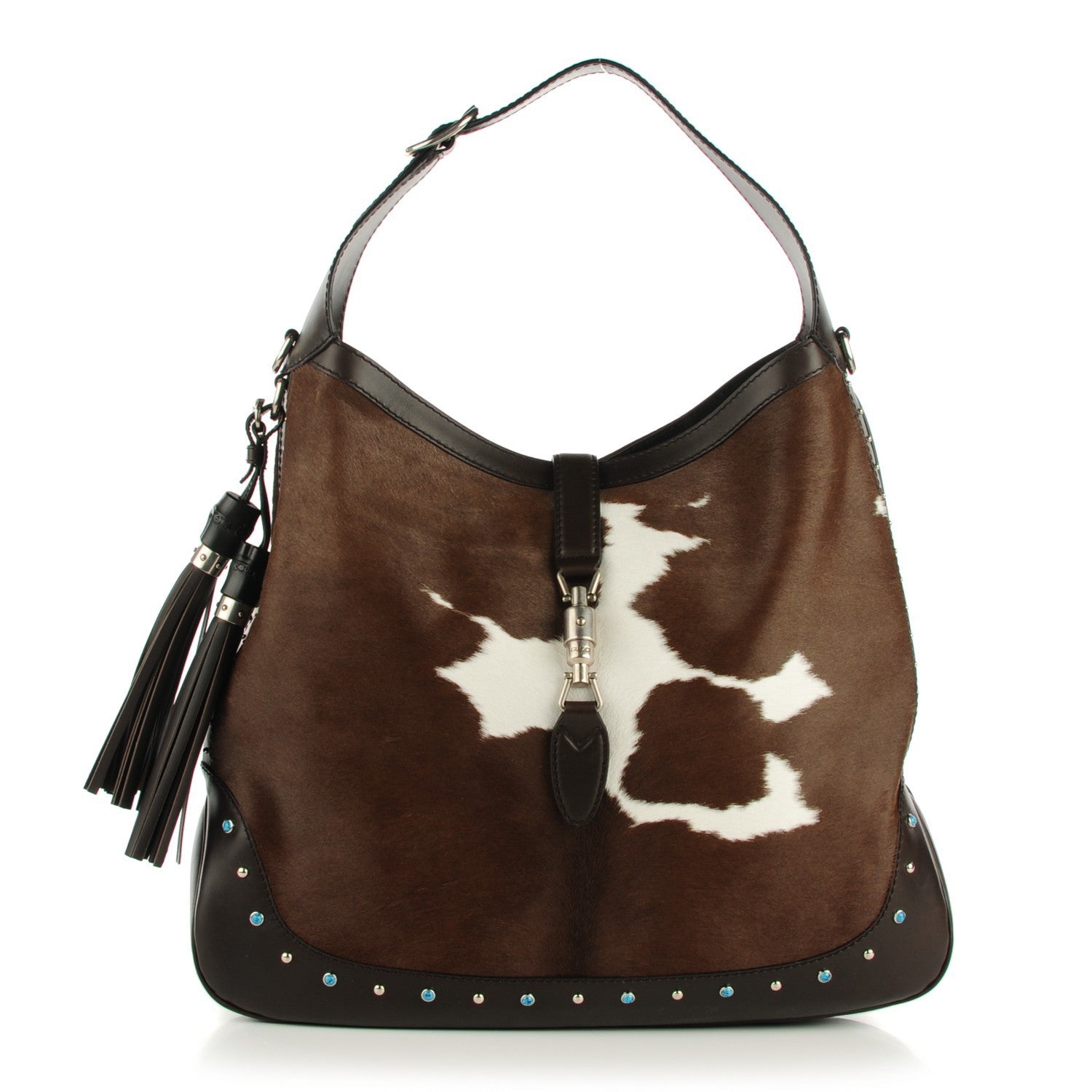 Gucci Pony Hair Large New Jackie Shoulder Bag 1 of 8