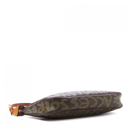 Louis Vuitton Monogram Graffiti Pochette Accessories Kaki 3 of 7