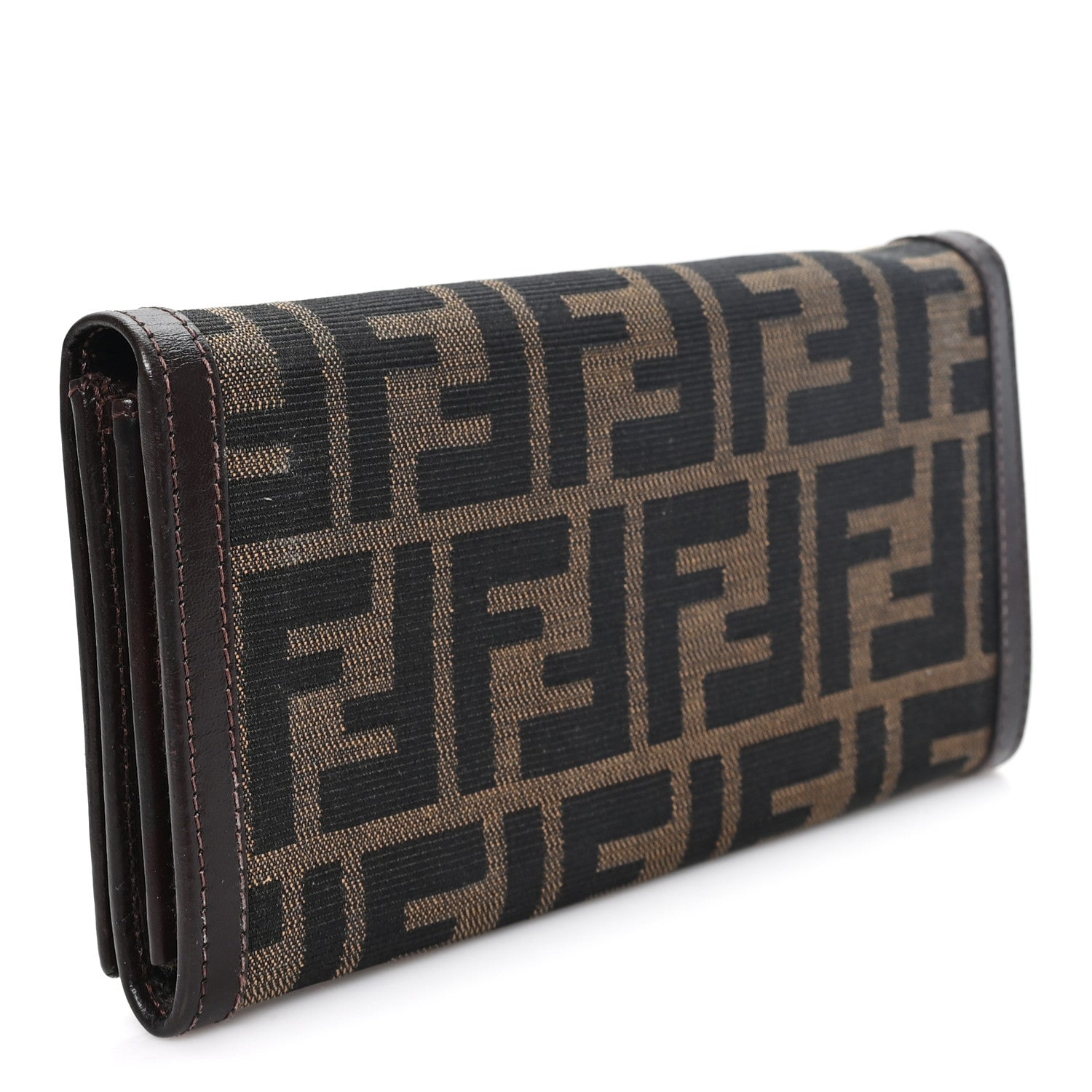 Fendi Zucca Continental Wallet Tobacco 3 of 6