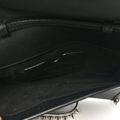 Alexander McQueen Calfskin Studded The Story Shoulder Bag Black 6 of 10