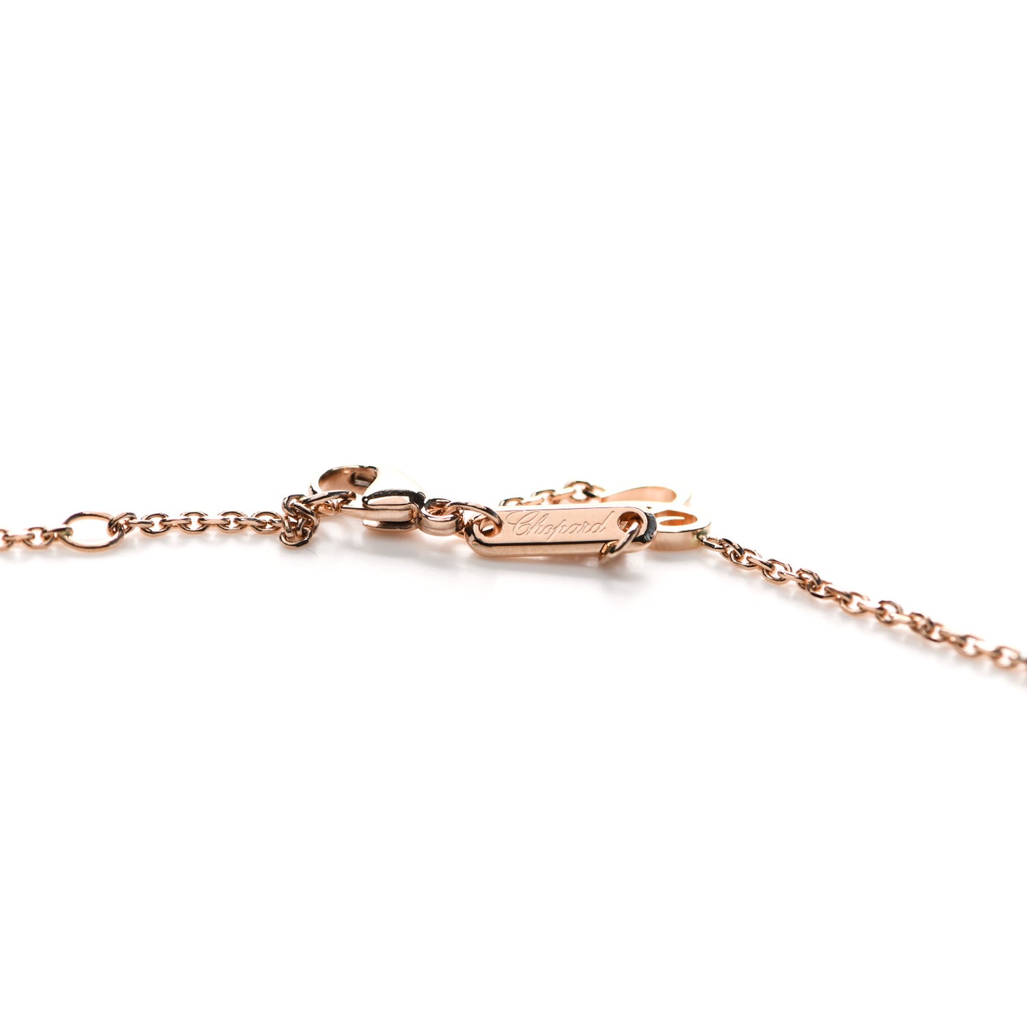 18K Rose White Gold Diamond Happy Spirit Pendant Necklace