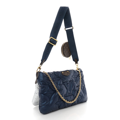 Louis Vuitton Econyl Monogram Pillow Maxi Multi Pochette Accessories Navy Silver 3 of 11