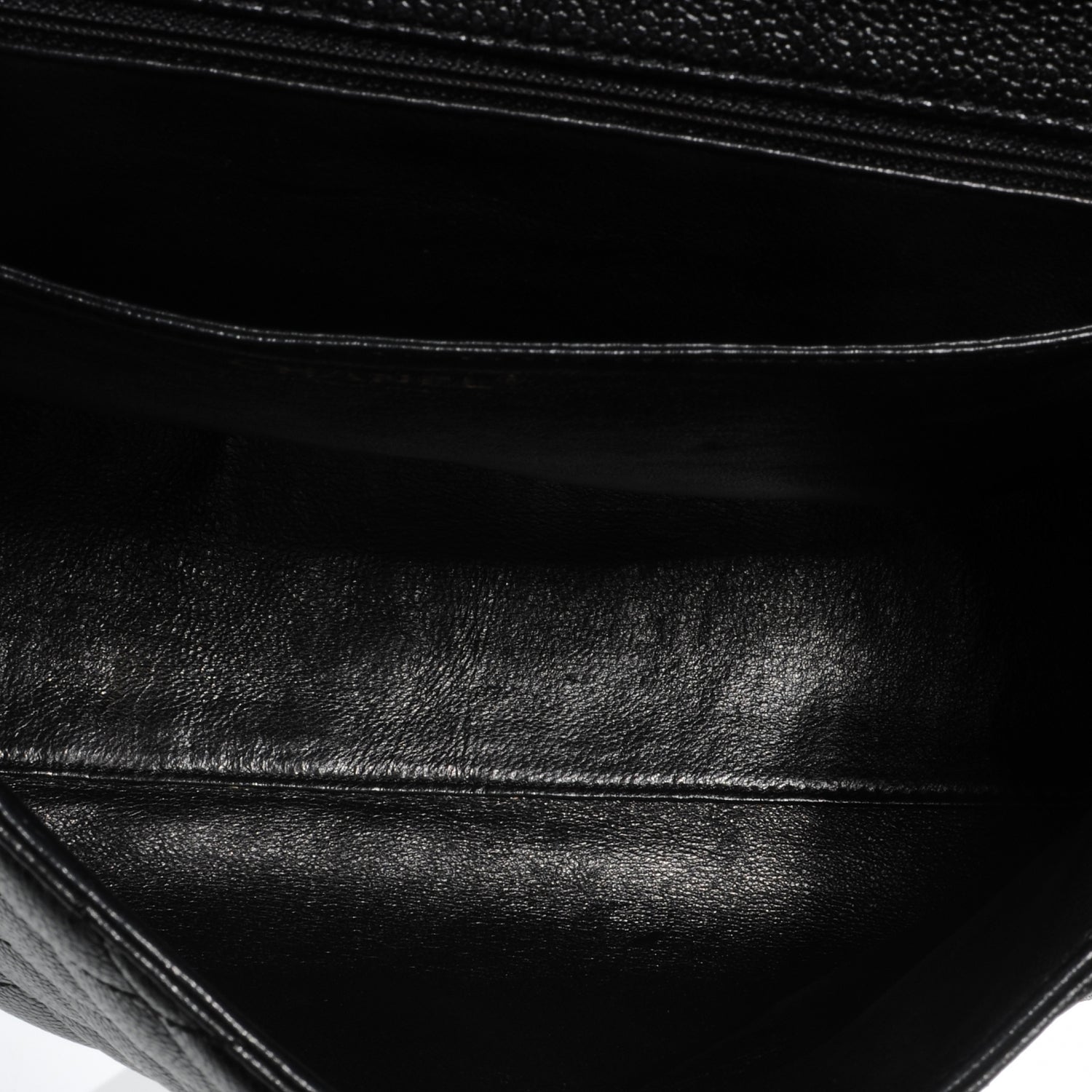 Chanel Caviar Kelly Jumbo Flap Bag Black 7 of 9