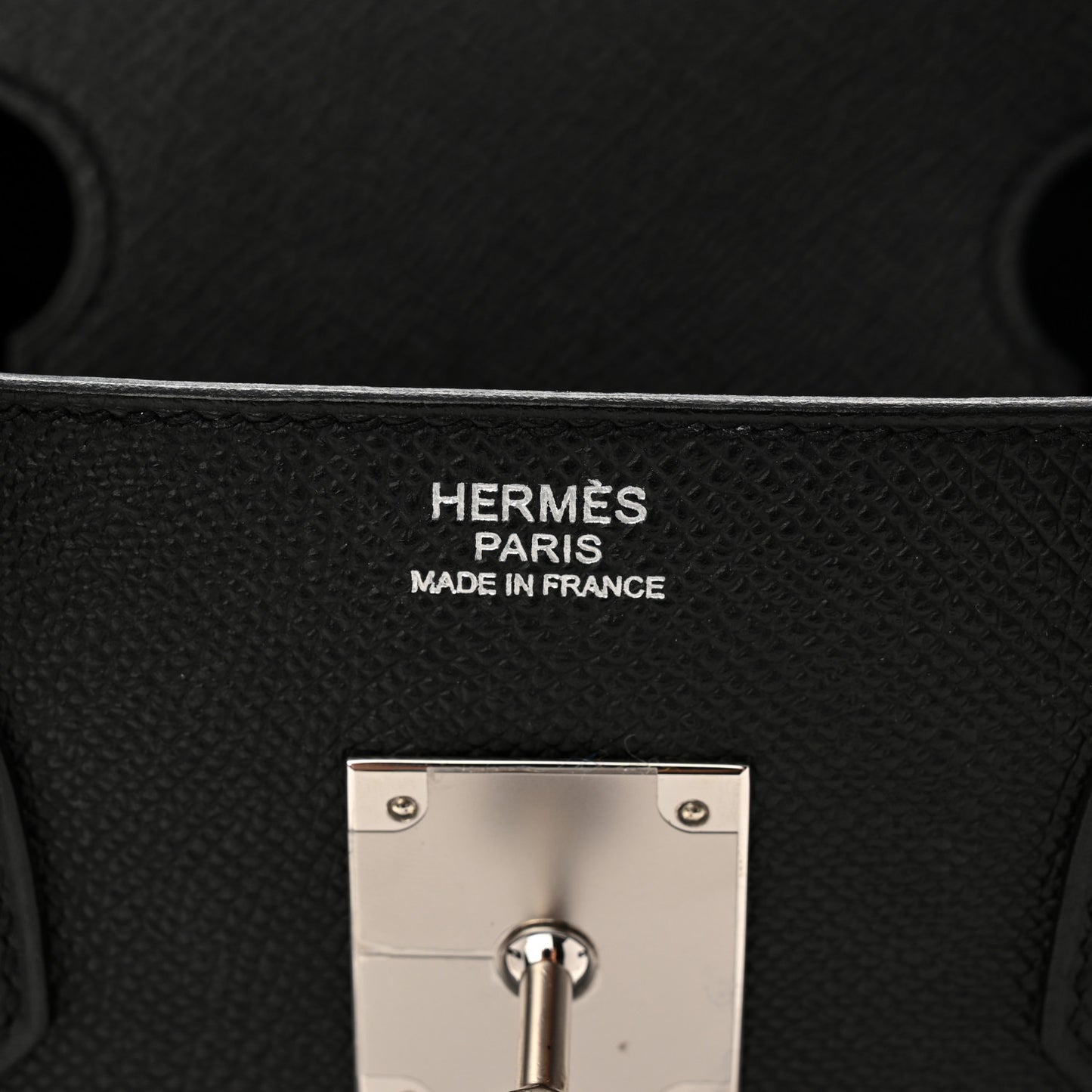 Epsom Birkin 30 Black
