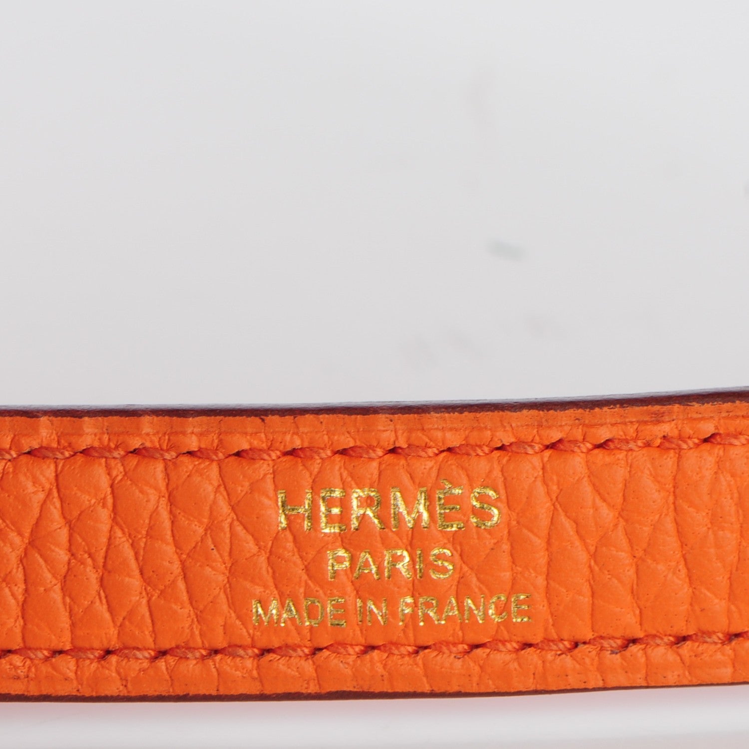 Hermes Taurillon Clemence Kelly Retourne 35 Orange 21 of 26