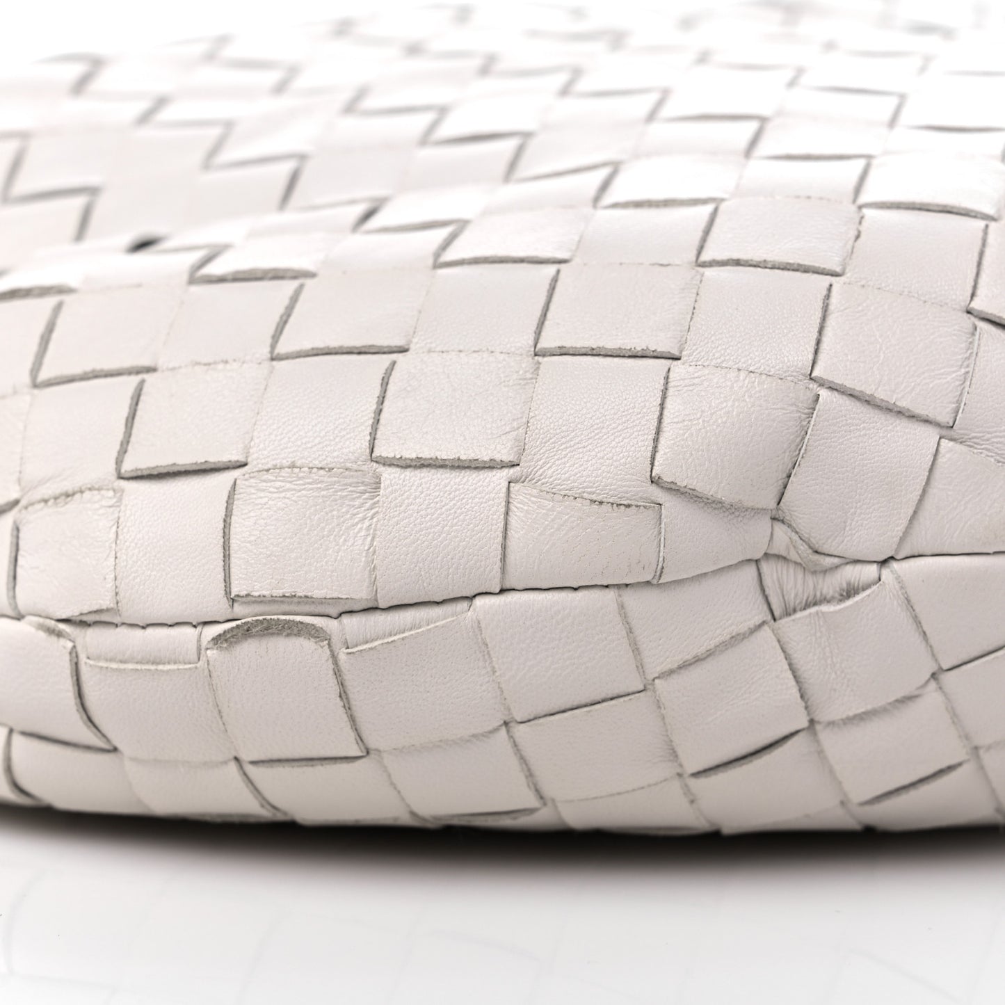 Nappa Intrecciato Teen Jodie Hobo White