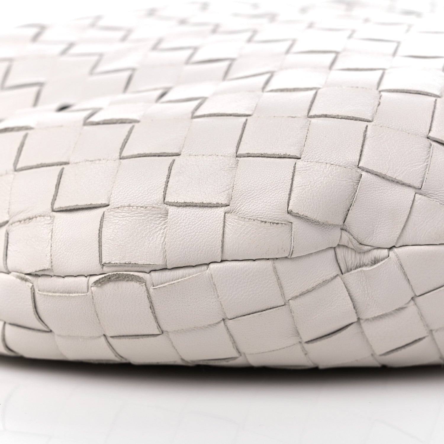 Bottega Veneta Nappa Intrecciato Teen Jodie Hobo White 8 of 9