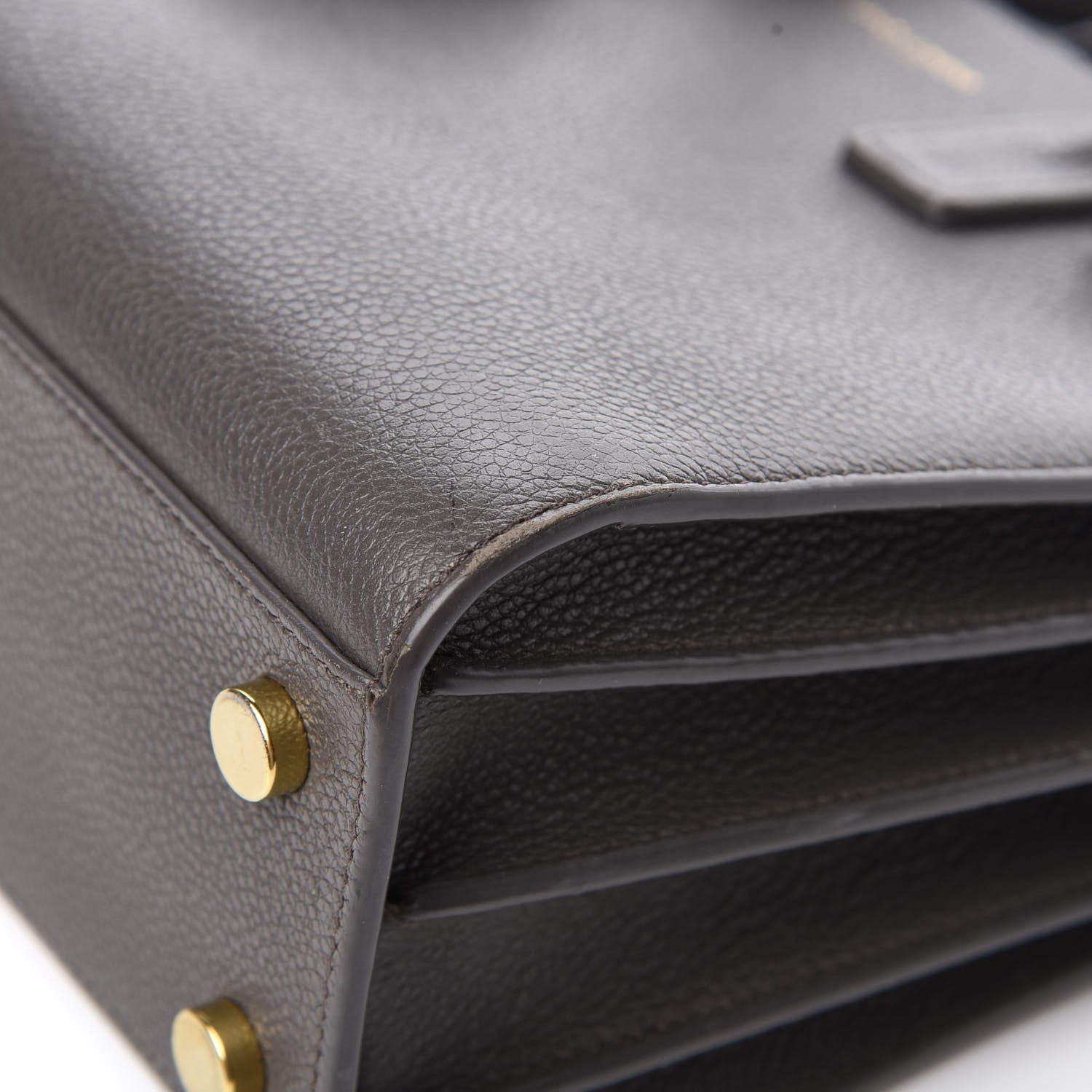 Saint Laurent Grained Calfskin Nano Sac De Jour Coal 11 of 12