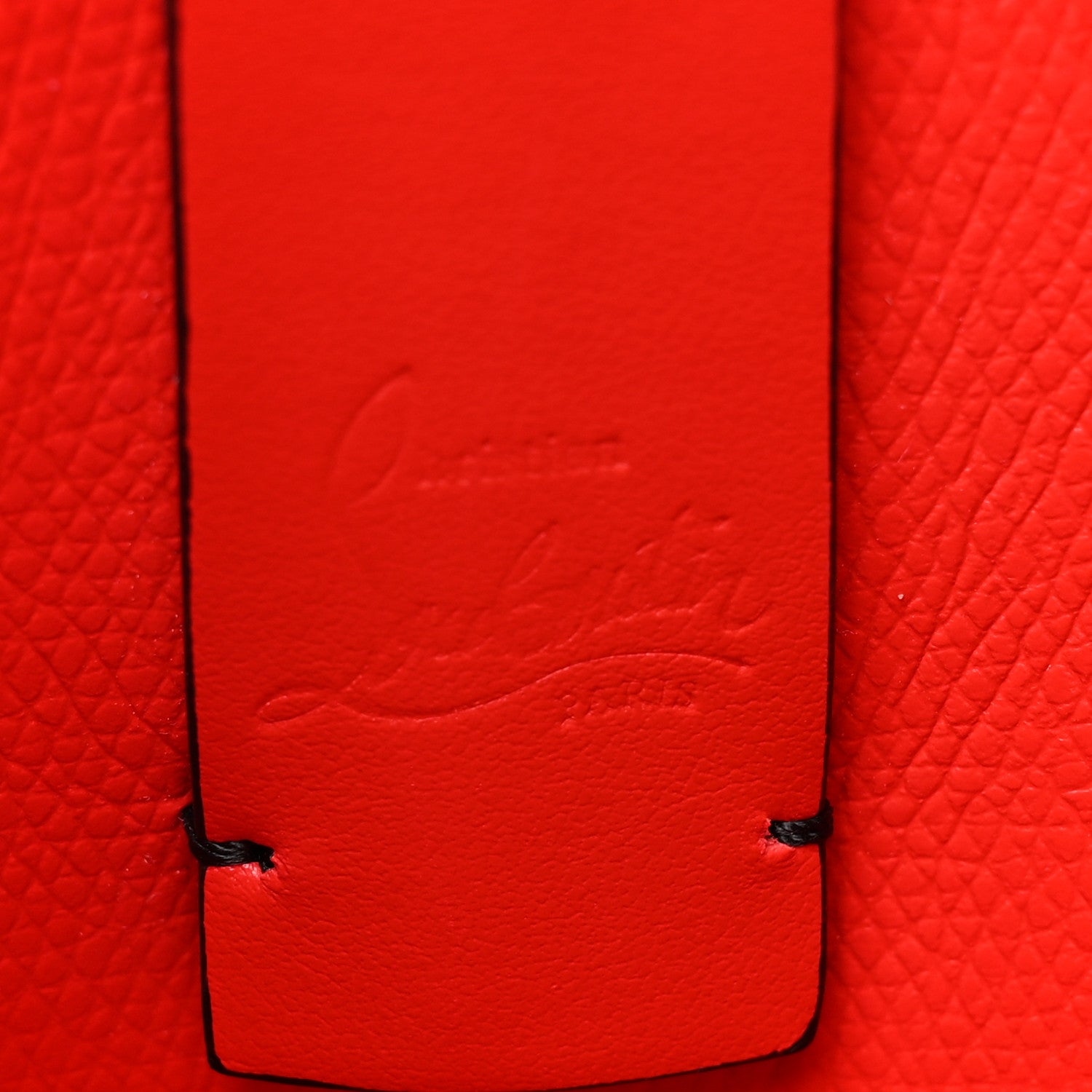 Christian Louboutin Calfskin Spikes Mini North South Cabata Tote Black 6 of 9