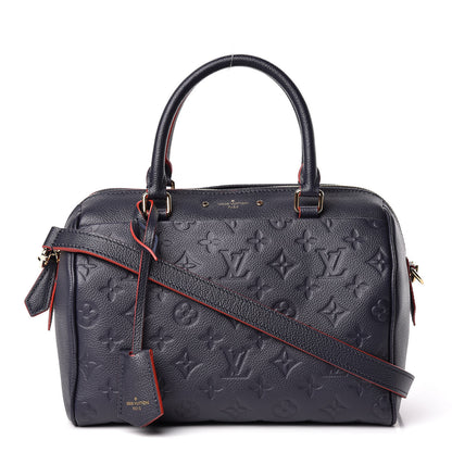 Louis Vuitton Empreinte Speedy Bandouliere 25 NM Marine Rouge 1 of 10