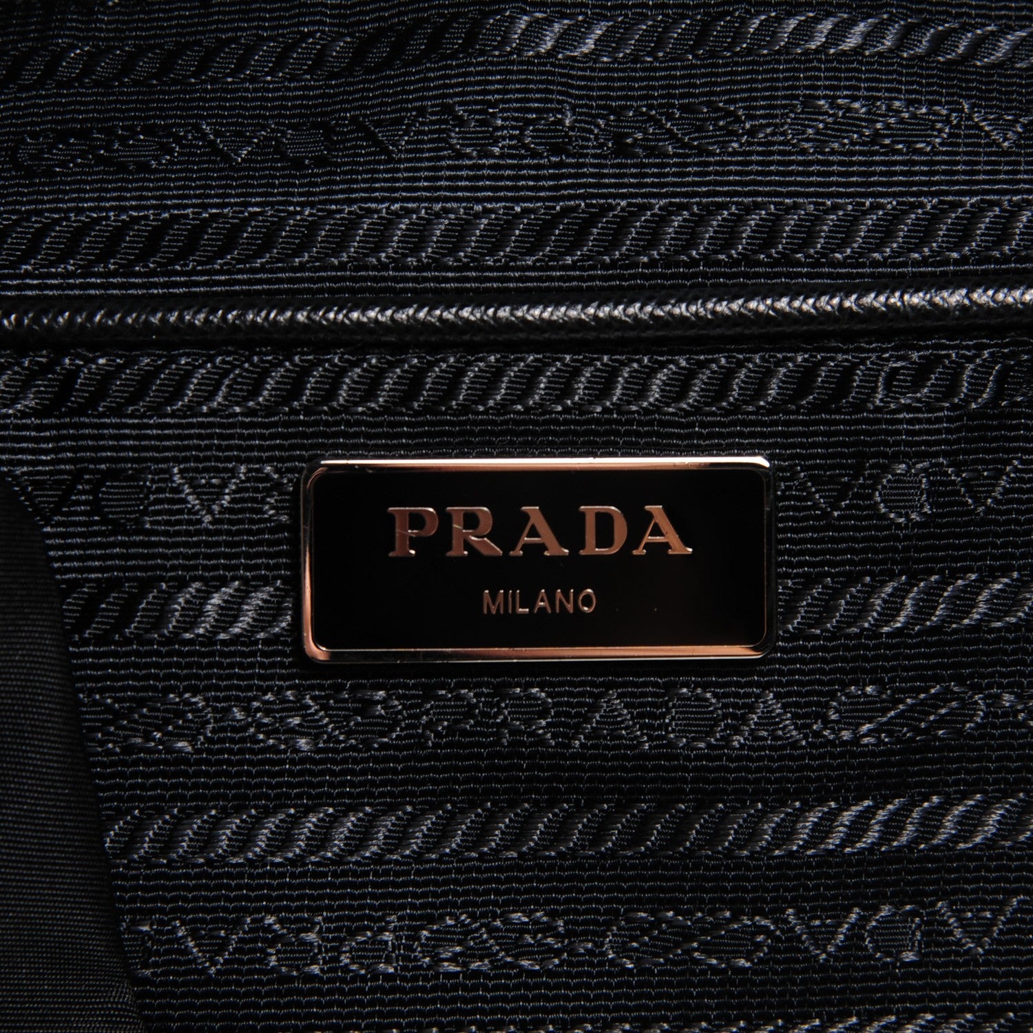 Prada Nylon Vela Medium Backpack Black 6 of 10
