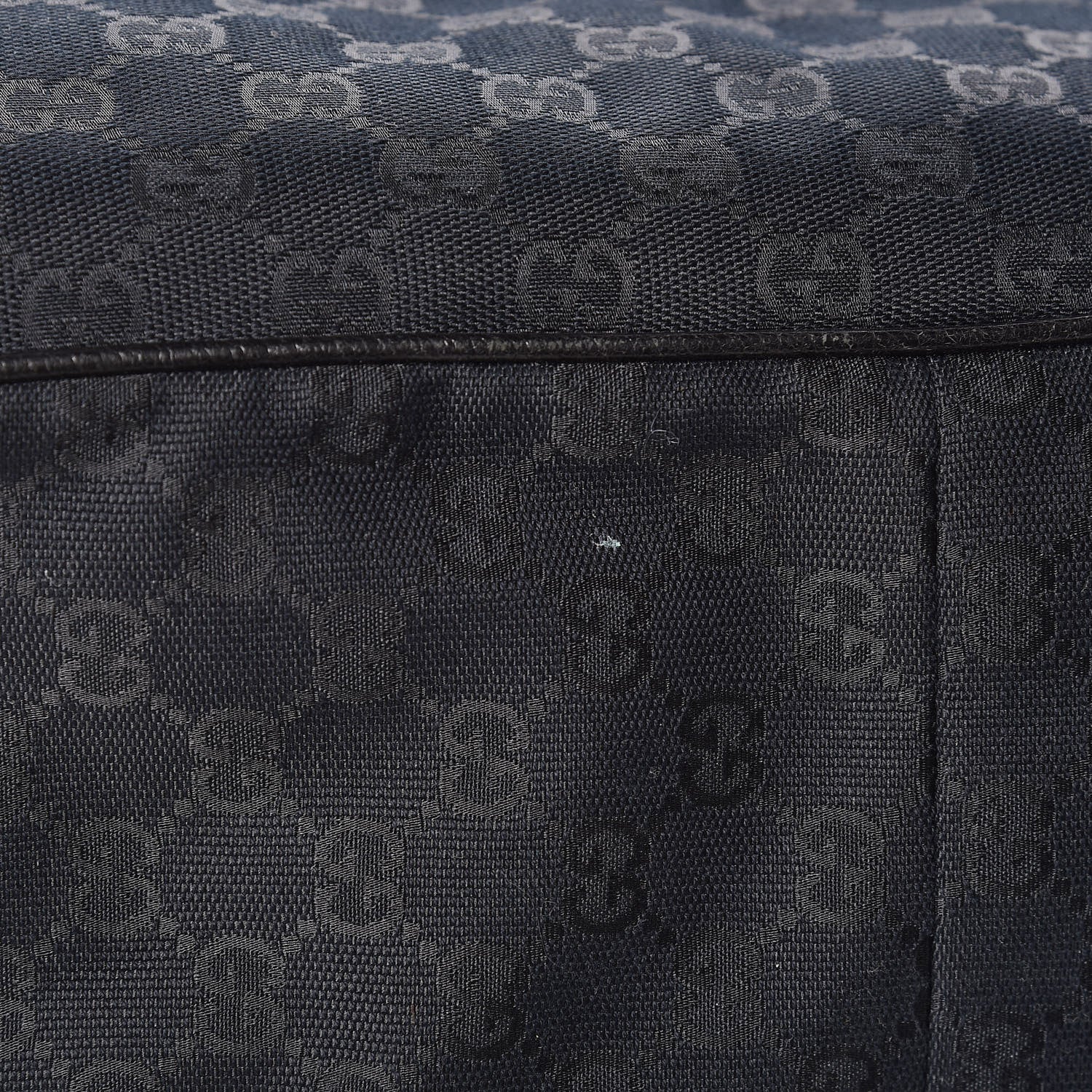 Gucci GG Monogram Medium Web Handle Double Pocket Tote Black 16 of 16
