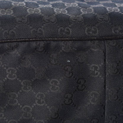 Gucci GG Monogram Medium Web Handle Double Pocket Tote Black 16 of 16