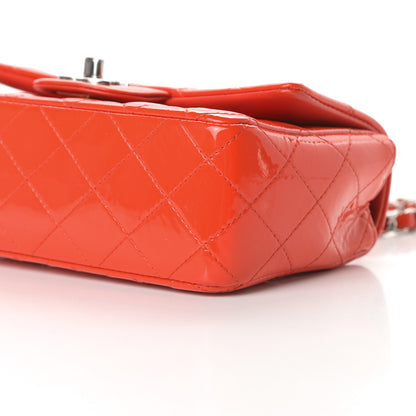 Chanel Patent Calfskin Quilted Mini Rectangular Flap Red 11 of 12
