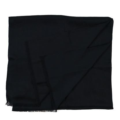 Gucci Wool Silk GG Monogram GGNat Scarf Black 2 of 3