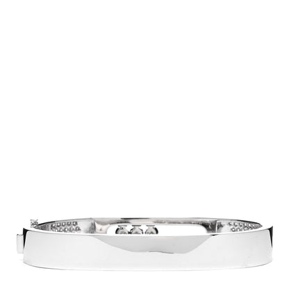 Messika 18K White Gold Diamond Move Joaillerie Pave Bangle Bracelet 2 of 3