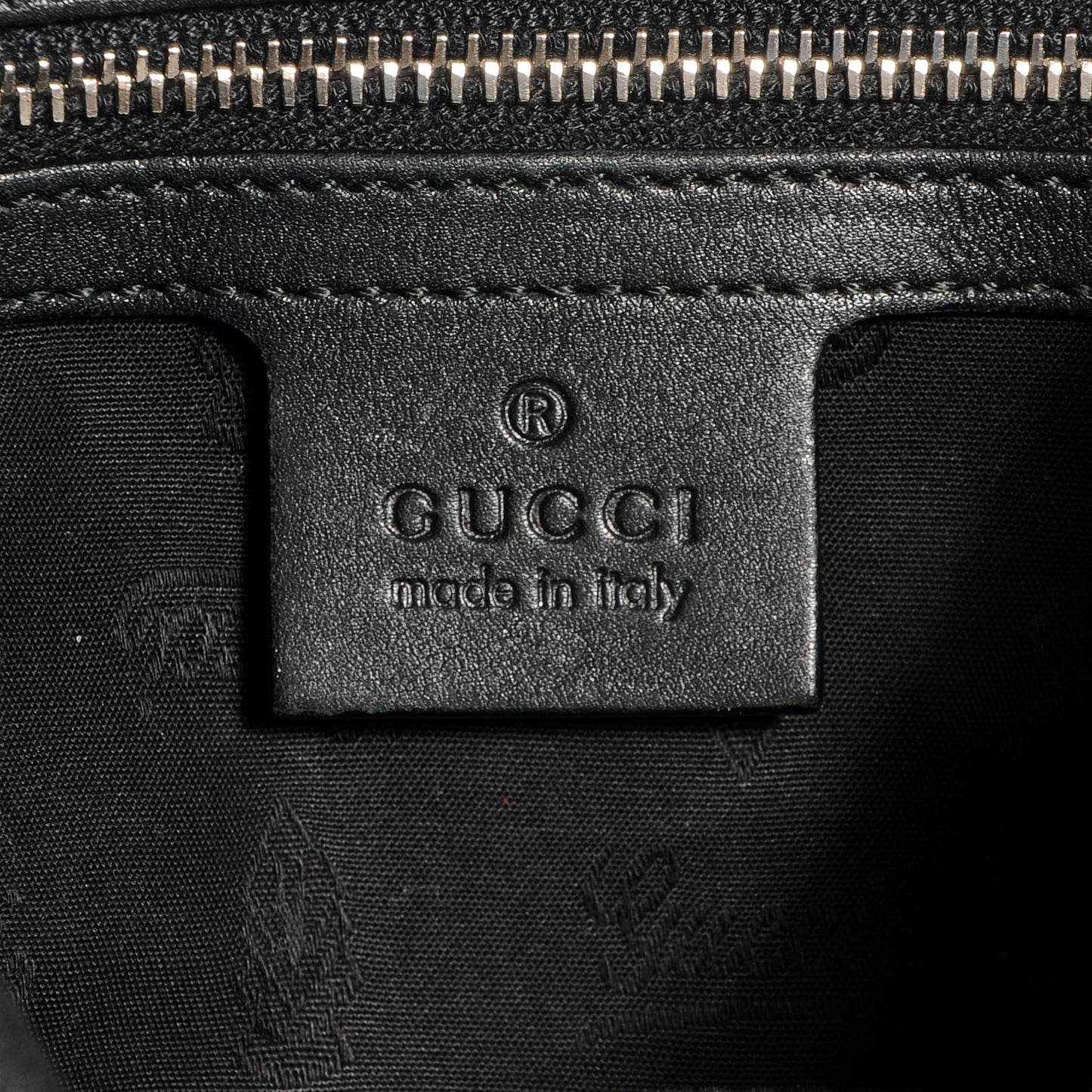 Guccissima GG Twins Medium Hobo Black