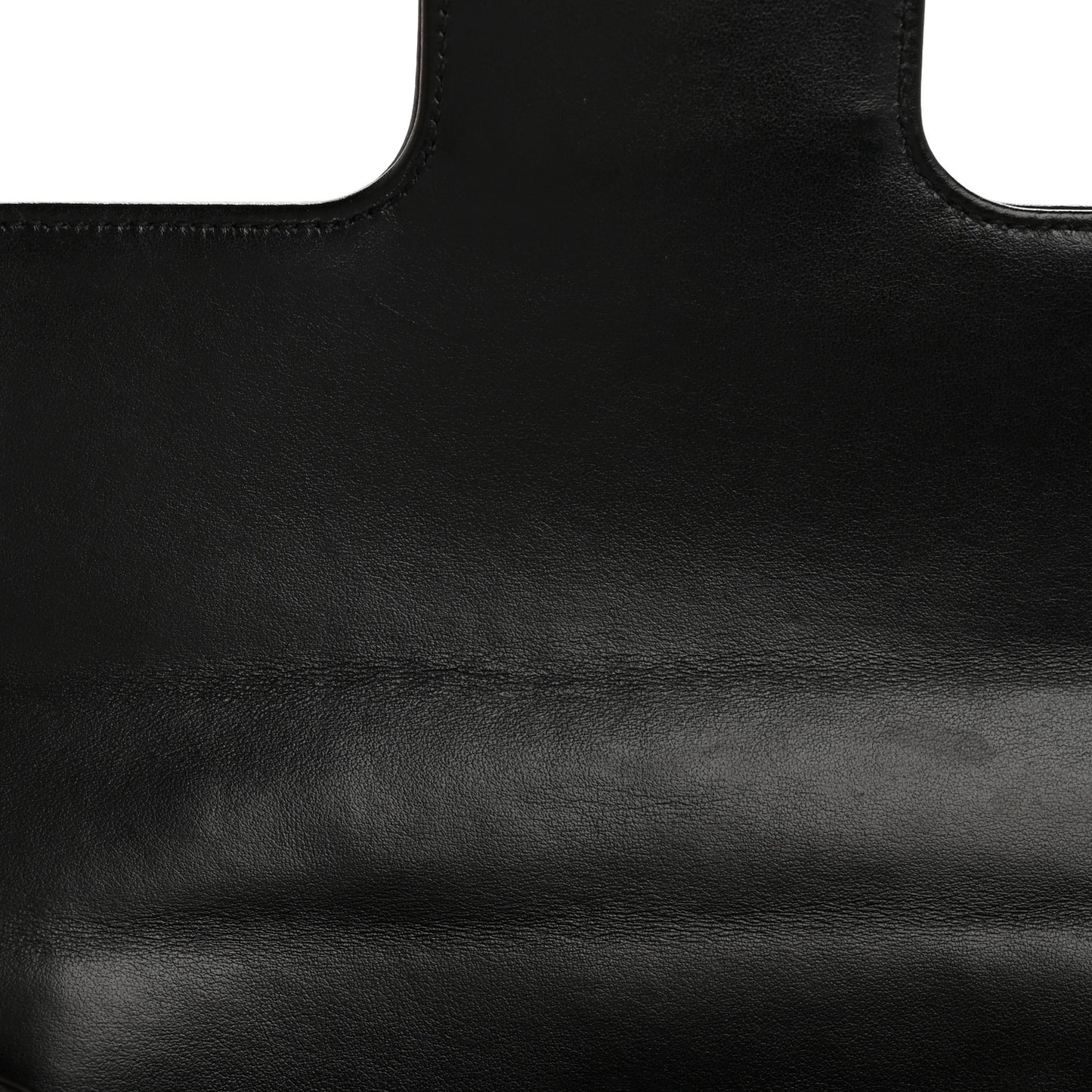 Soft Calfskin Impunture Diagramme Flap Top Handle Bag Black