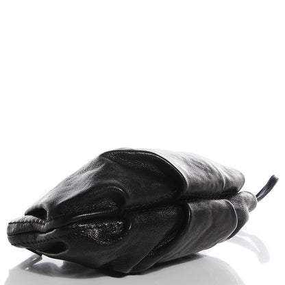 Prada Glace Calf Clutch Wristlet Nero Black 4 of 10