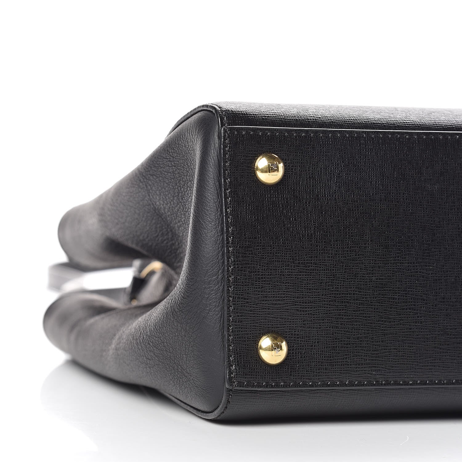 Fendi Vitello Elite Petite 2Jours Tote Black 5 of 10