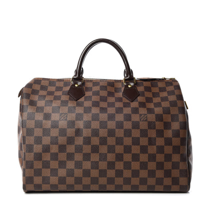 Louis Vuitton Damier Ebene Speedy 35 1 of 18