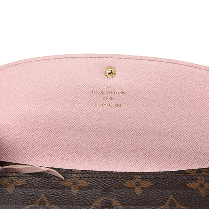 Louis Vuitton Monogram Emilie Wallet Rose Ballerine 5 of 11