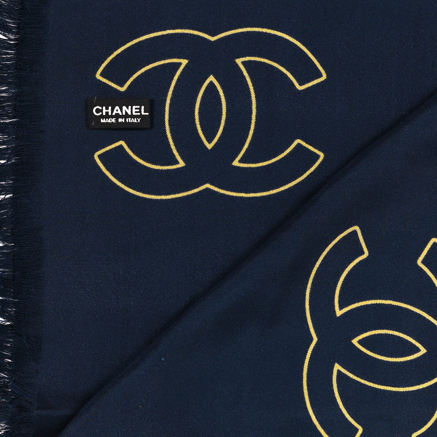 Chanel Silk Egyptian CC Stole 3 of 3