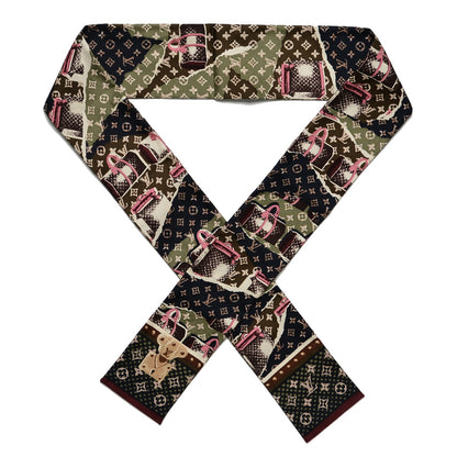 Louis Vuitton Silk Monogram Voyage Bandeau 1 of 3
