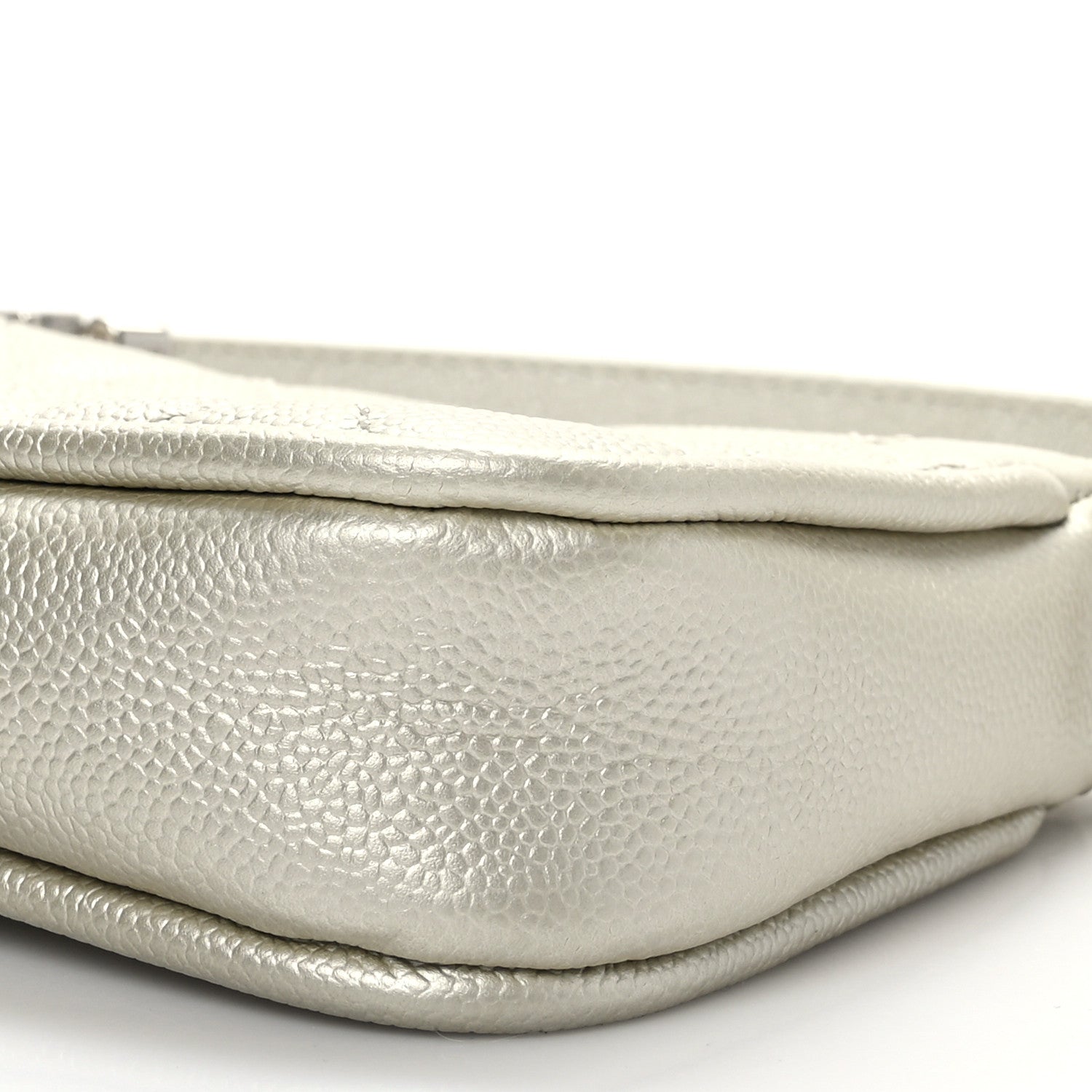 Chanel Metallic Caviar Quilted Timeless CC Shoulder Bag Gold 9 of 9