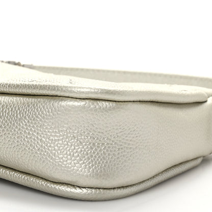 Chanel Metallic Caviar Quilted Timeless CC Shoulder Bag Gold 9 of 9