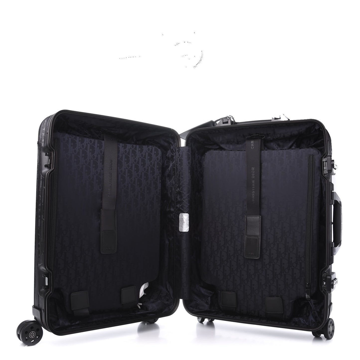 X RIMOWA Aluminum Zucca Print Roll Away Carry On Luggage