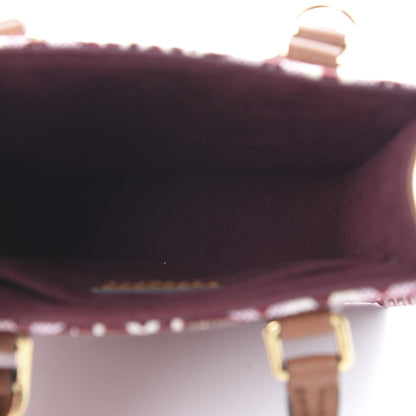 Louis Vuitton Jacquard Since 1854 Petit Sac Plat Bordeaux 4 of 10
