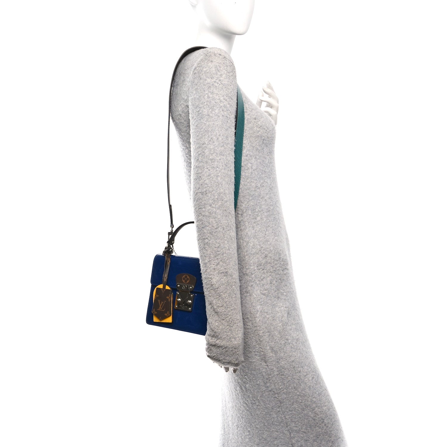 Louis Vuitton Vernis Epi Monogram Spring Street Blue 2 of 13