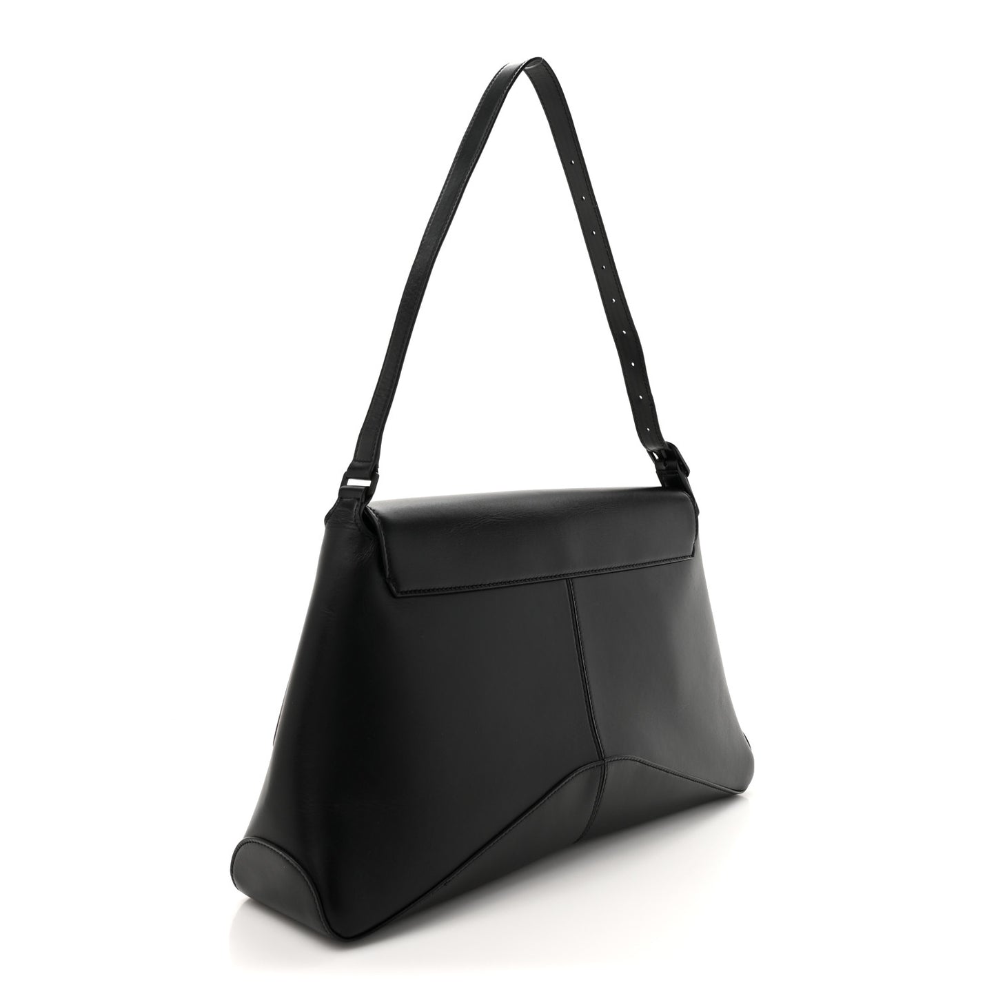 Box Calfskin XL XX Flap Bag Black
